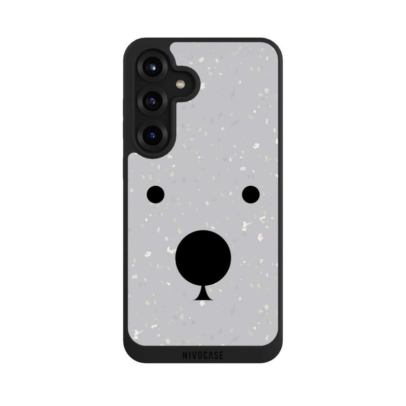 Galaxy S25 + NIVOpure Gros plan sur l'ours