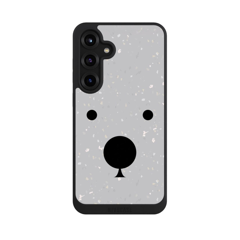 Galaxy S25 + NIVOpure Gros plan sur l'ours