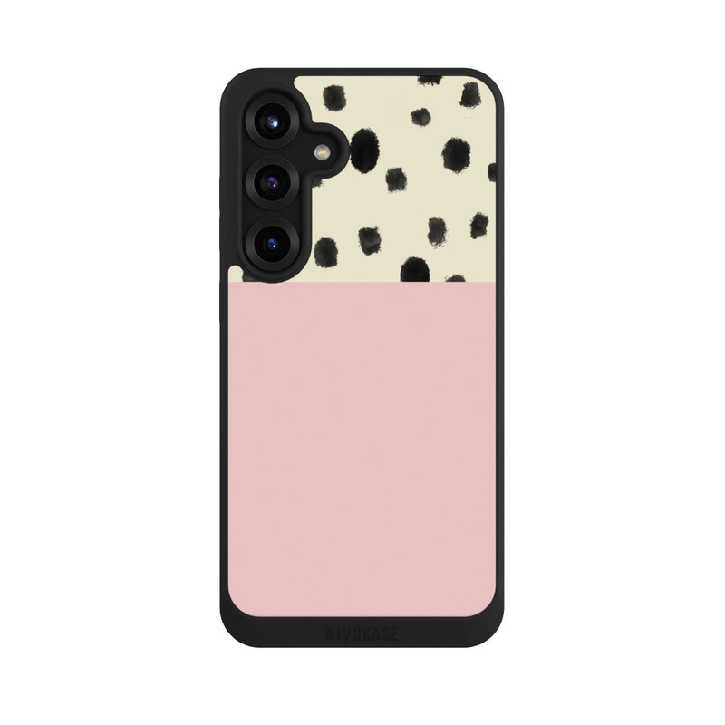 Galaxy S25 + NIVOpure Punkte und Rosa