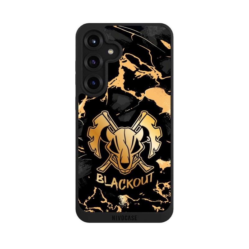 Galaxy S25 + NIVOpure Logo en or marbré