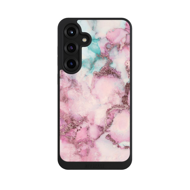 Galaxy S25 + NIVOpure Encre tourbillonnante rose