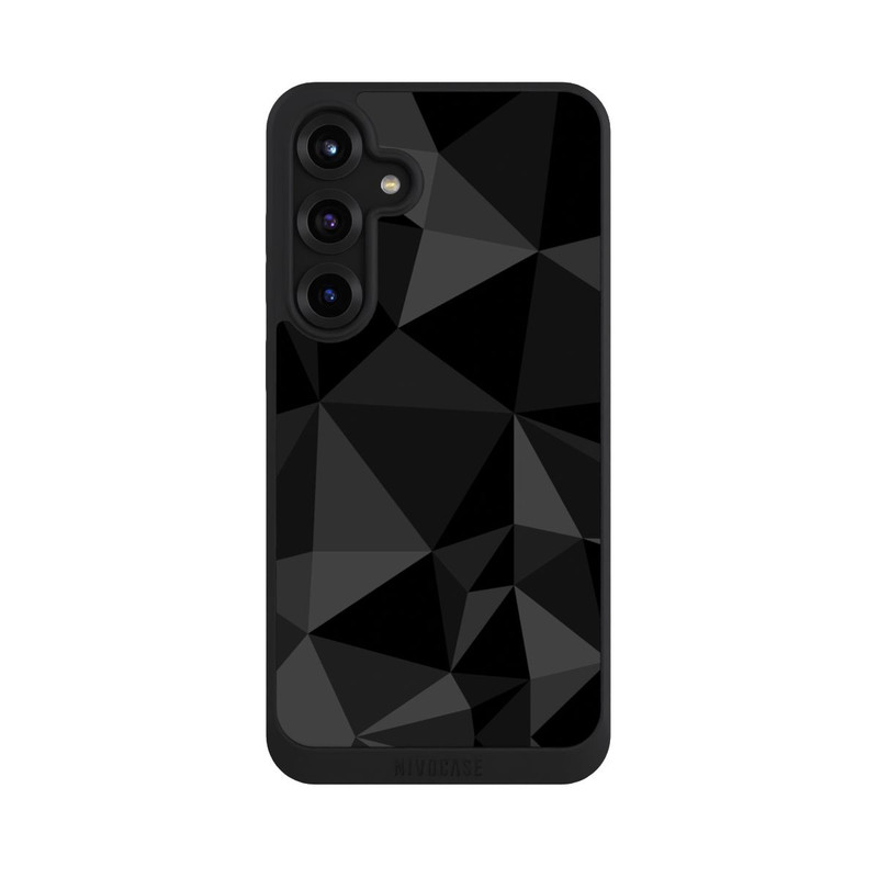 Galaxy S25 + NIVOpure Polygon Pattern Black