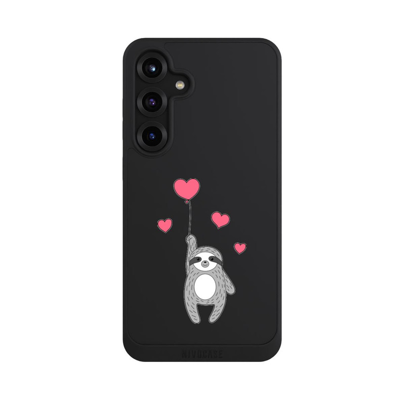 Galaxy S25 + NIVOpure Love Sloth Transparent