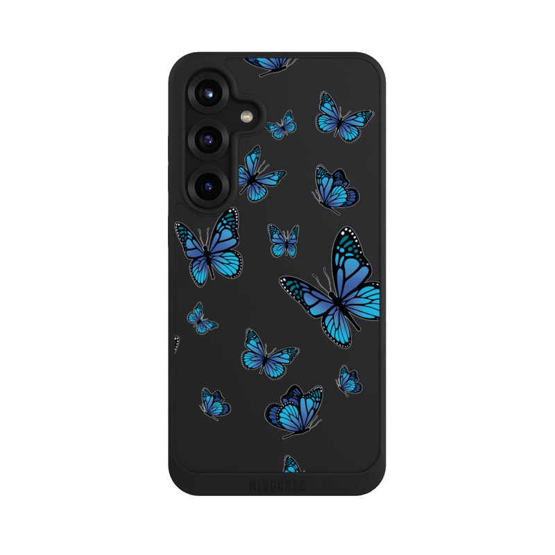 Galaxy S25 + NIVOpure Motif papillon transparent