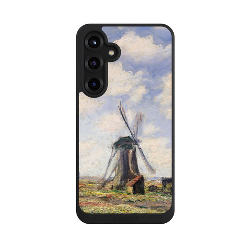 Samsung Galaxy S25+  NIVOpure Tulpenfelder mit der Rijnsburger Windmühle von Claude Monet
