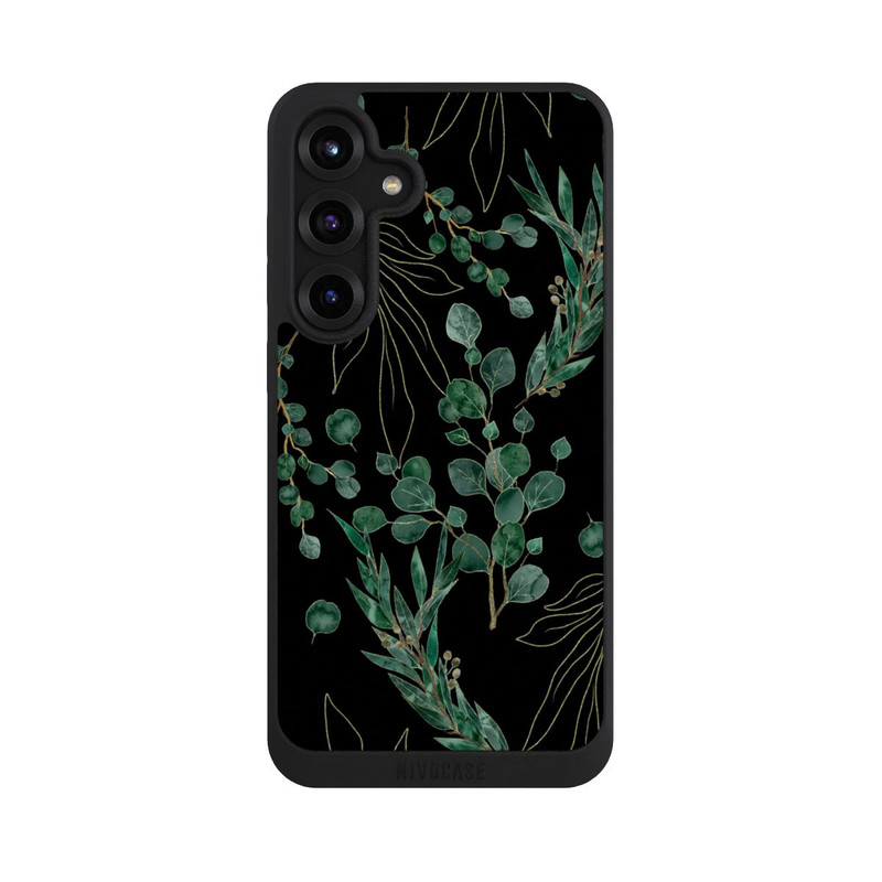 Galaxy S25 + NIVOpure Eukalyptusblätter schwarz