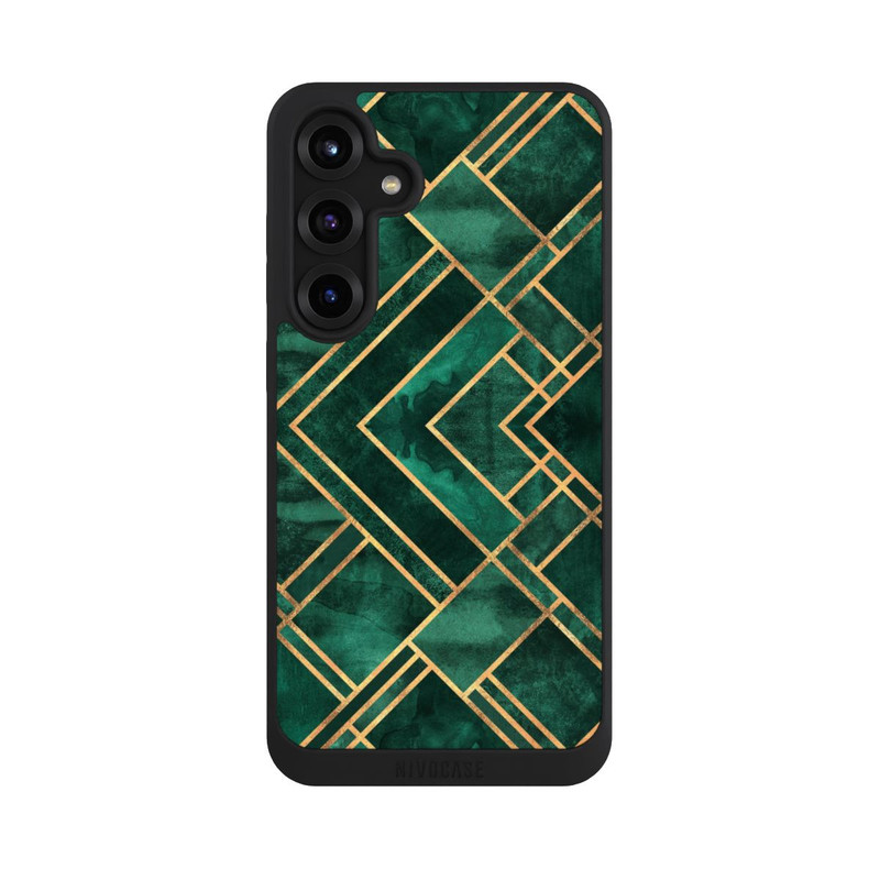 Galaxy S25 + NIVOpure Grüne Blöcke