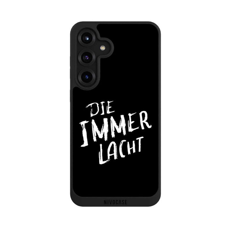 Galaxy S25 + NIVOpure Die Immer Lacht Schwarz