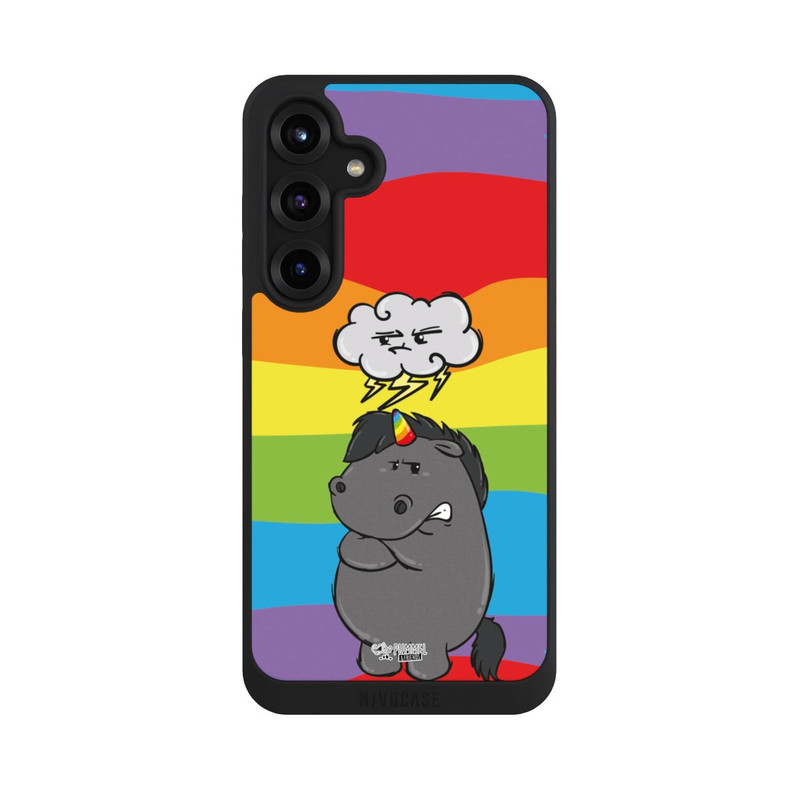 Galaxy S25 + NIVOpure Regenbogen Grummel