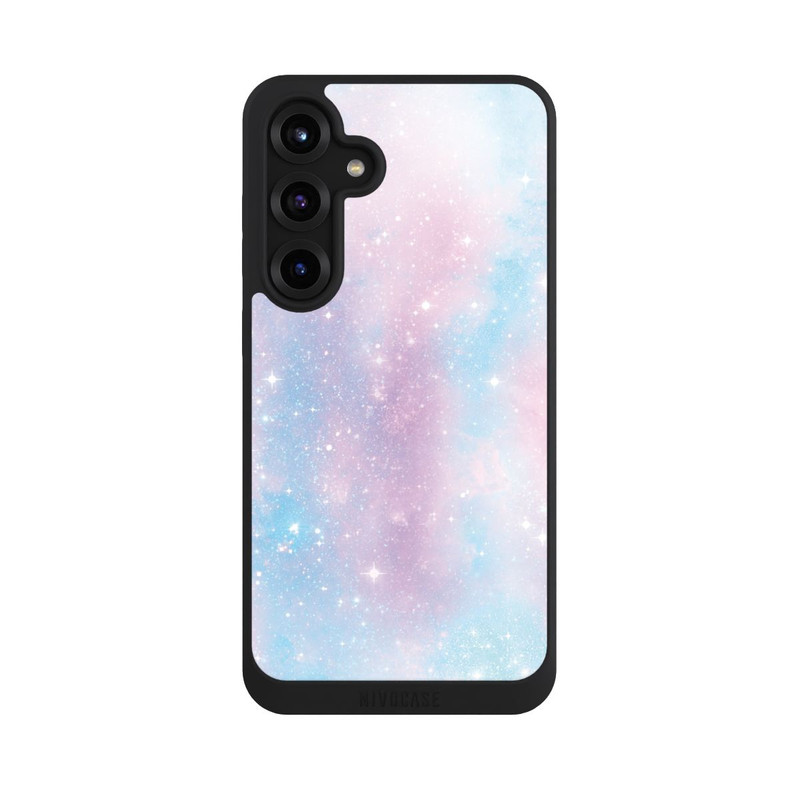 Galaxy S25 + NIVOpure Galaxie rose-bleue
