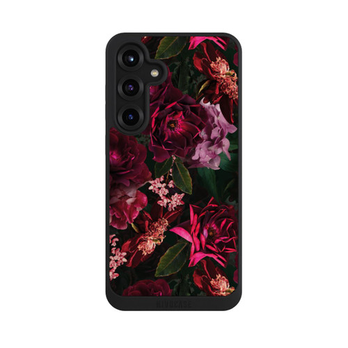Samsung Galaxy S25+  NIVOpure Dunkelrote und rosa Blüten