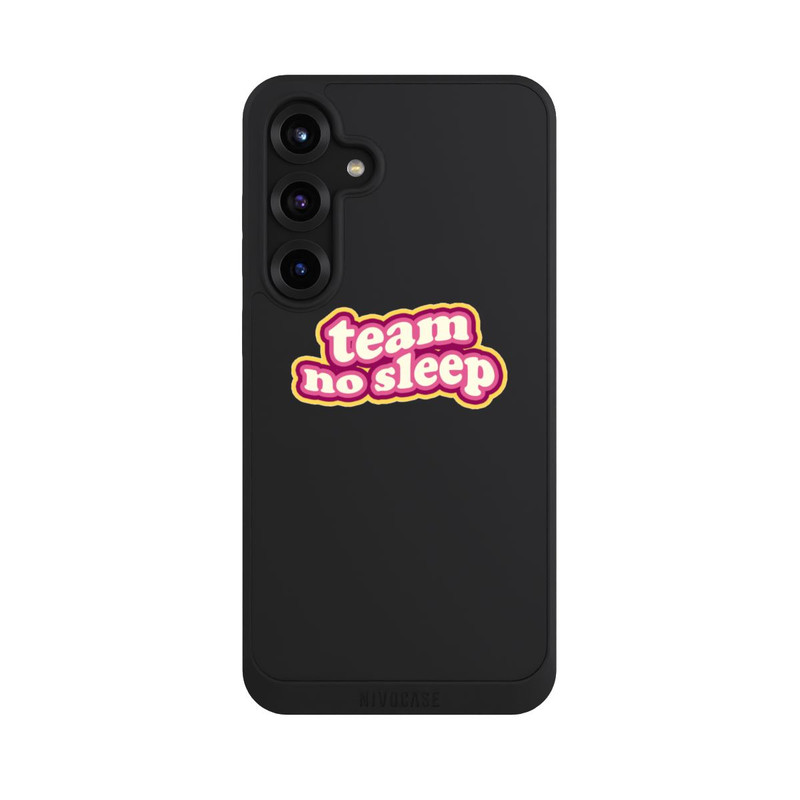 Galaxy S25 + NIVOpure Team No Sleep 70s Transparent