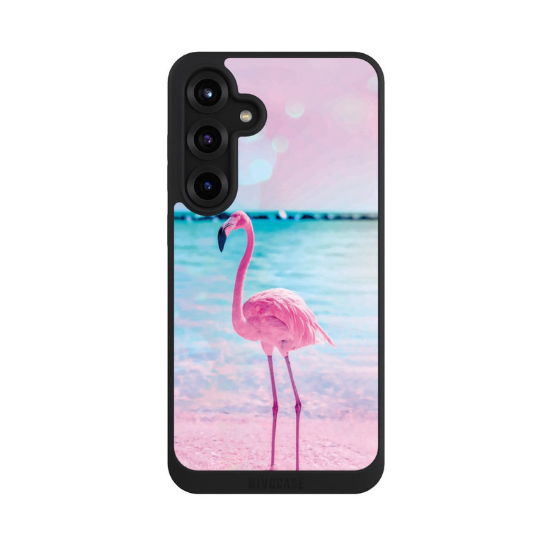Galaxy S25 + NIVOpure Fantaisie Flamant Rose