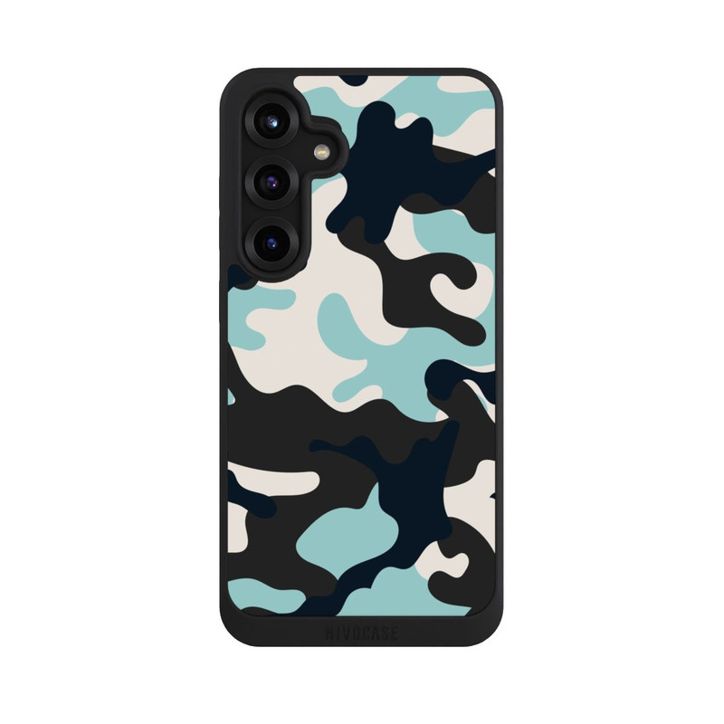 Galaxy S25 + NIVOpure Camouflage Bleu