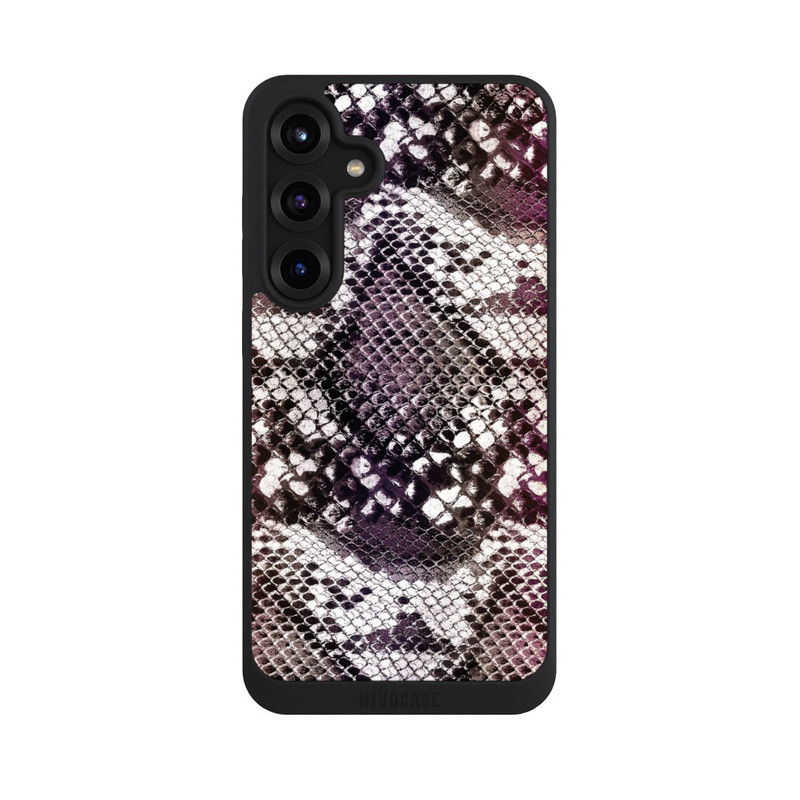 Galaxy S25 + NIVOpure motif en peau de serpent