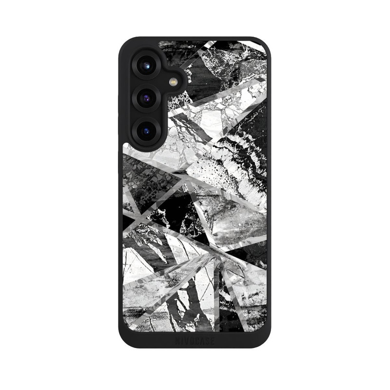 Galaxy S25 + NIVOpure Carreaux de marbre monochrome