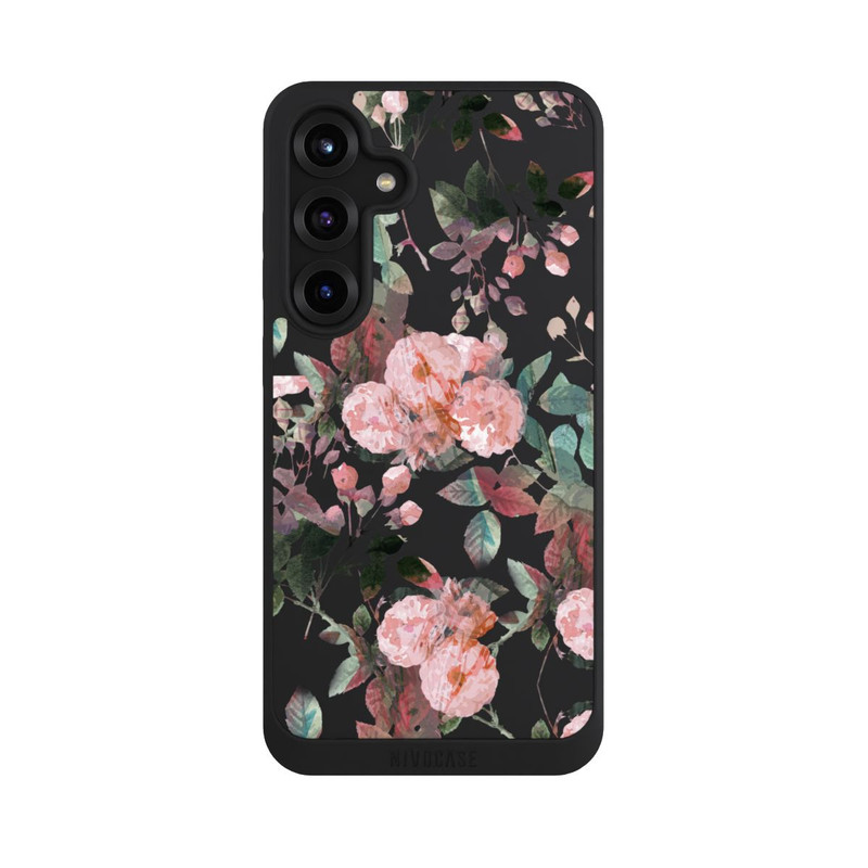 Galaxy S25 + NIVOpure Aquarell-Rosen