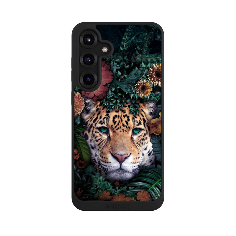 Galaxy S25 + NIVOpure Jaguar dans la jungle verte