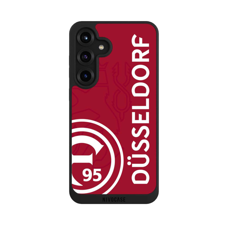 Galaxy S25 + NIVOpure Fortuna Düsseldorf-Trikotdesign Rot