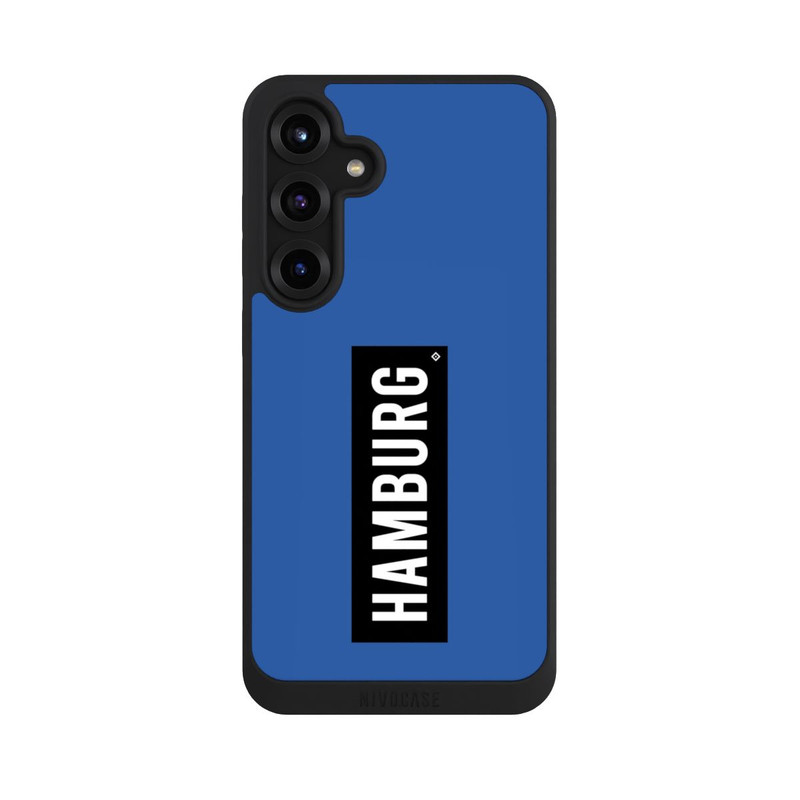 Galaxy S25 + NIVOpure HSV Hamburg Schwarz Blau