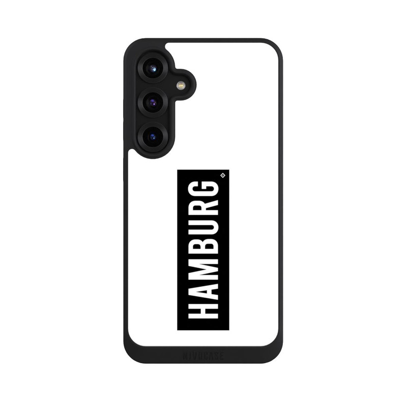 Galaxy S25 + NIVOpure HSV Hamburg Schwarz Weiss