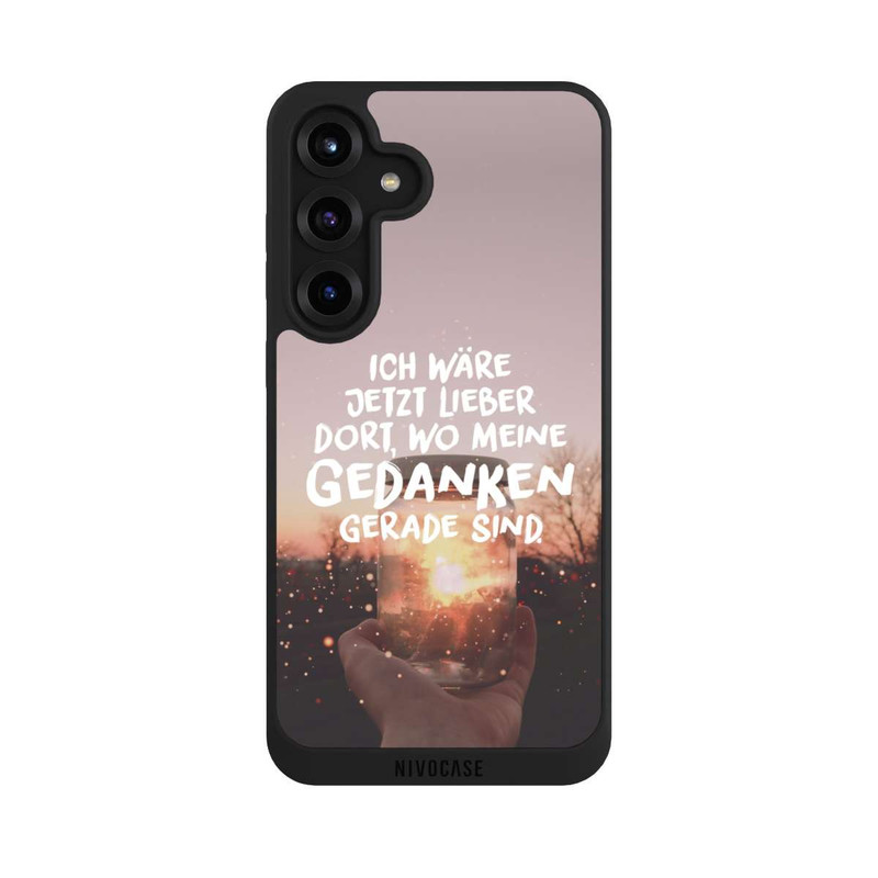 Galaxy S25 + NIVOpure Ich Wäre Jetzt Lieber Dort