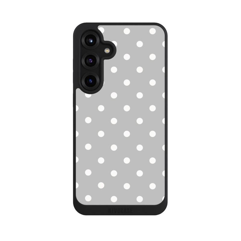 Galaxy S25 + NIVOpure Polka Dots Gris