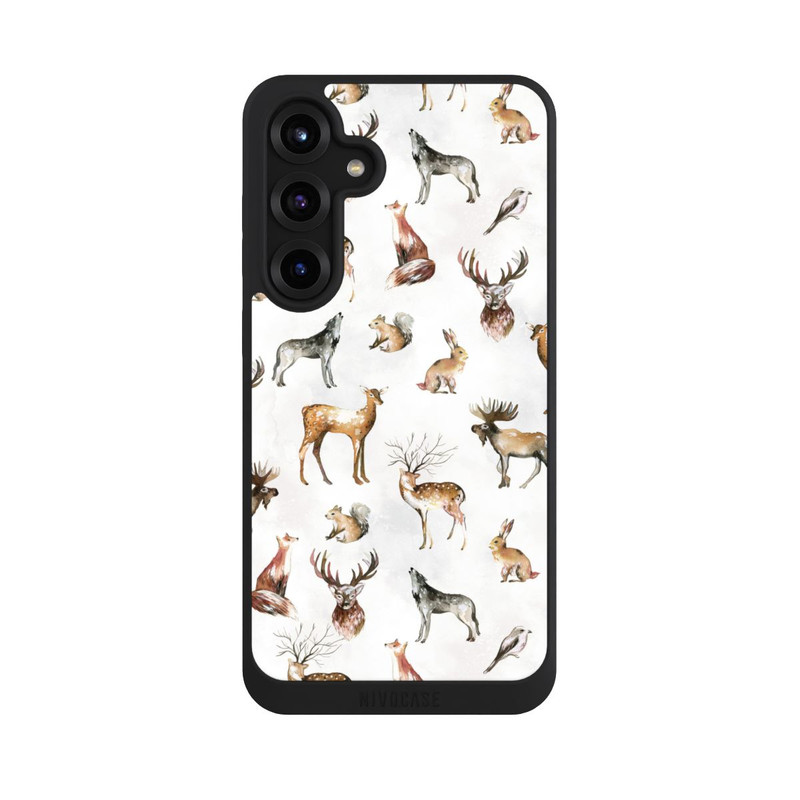 Galaxy S25 + NIVOpure Animaux d'hiver des bois