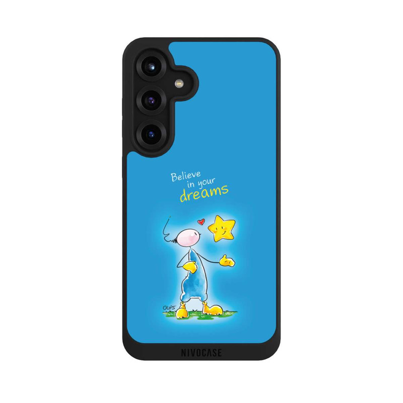 Galaxy S25 + NIVOpure Believe In Your Dreams Bleu
