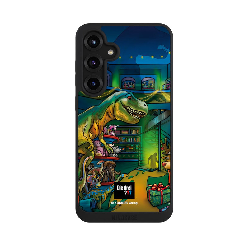 Galaxy S25 + NIVOpure Die Drei Fragezeichen Dino