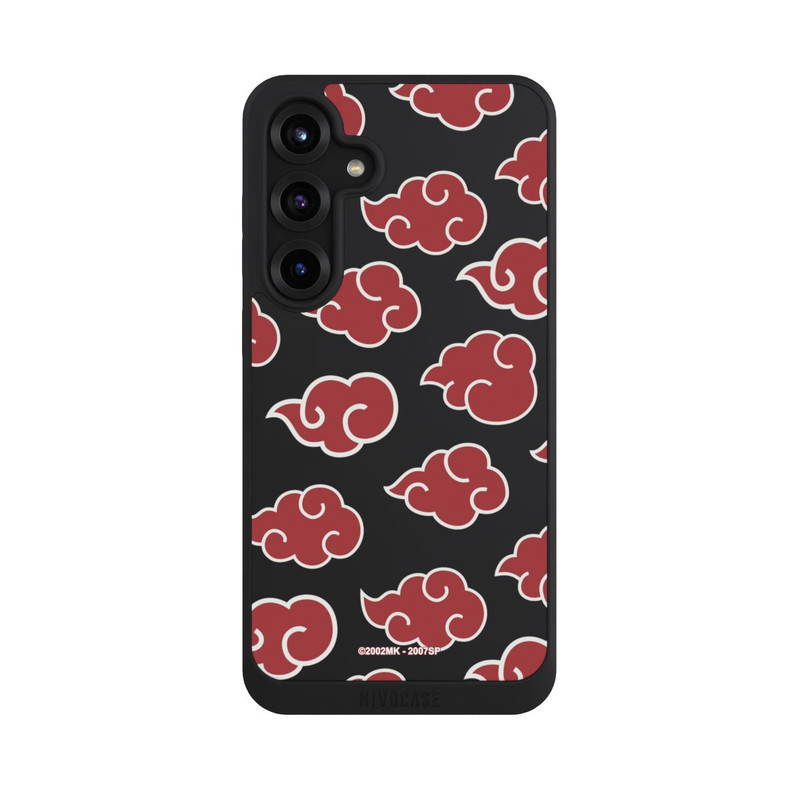 Galaxy S25 + NIVOpure Akatsuki Pattern Transparent