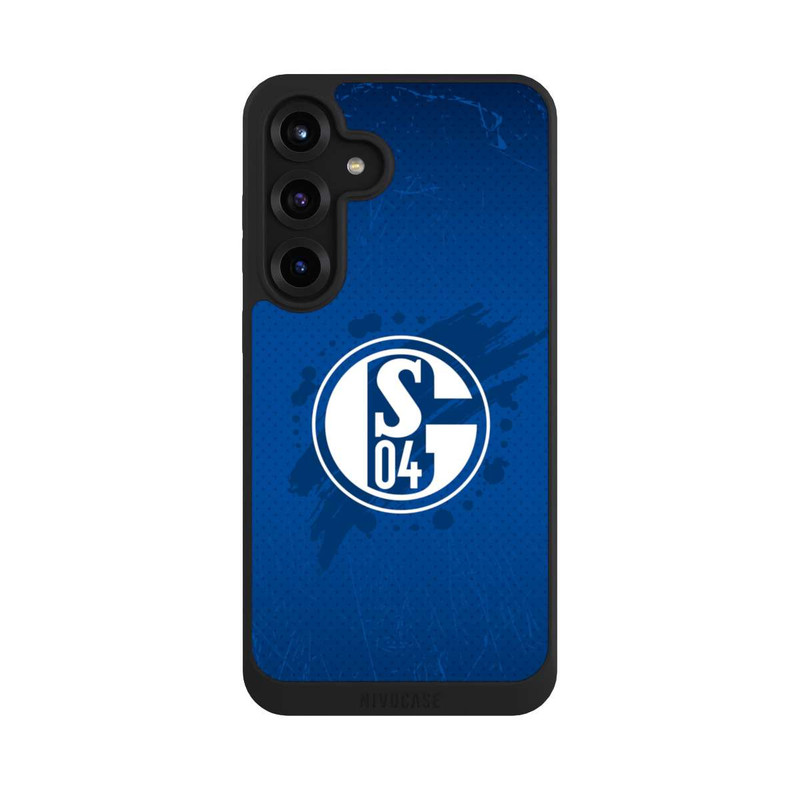 Galaxy S25 + NIVOpure Schalke 04 Farbe Fleck Blau