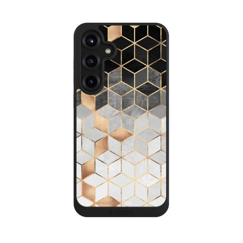 Samsung Galaxy S25+  NIVOpure Würfel dunkel und gold