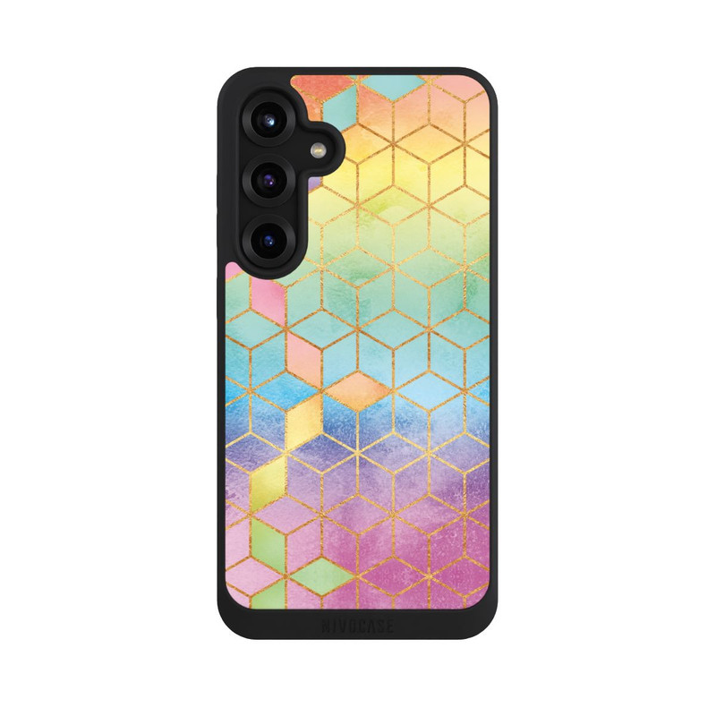 Galaxy S25 + NIVOpure Cubes Arcs-en-ciel