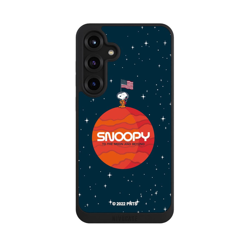 Galaxy S25 + NIVOpure Snoopy Space Traveller Orange