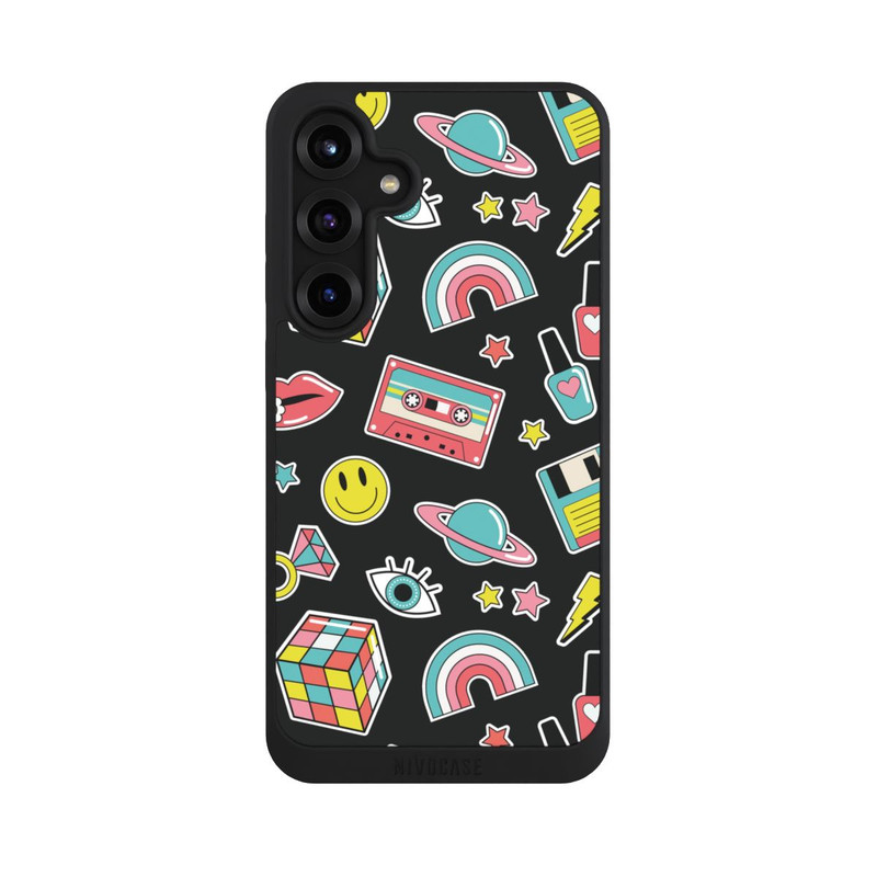 Galaxy S25 + NIVOpure 90iger Jahre Thema