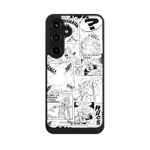Samsung Galaxy S25+  NIVOpure Asterix Comic Schwarz und Weiß