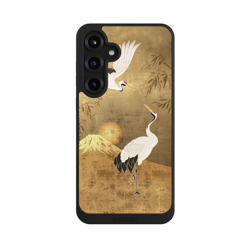 Galaxy S25 + NIVOpure Cranes Gold Japan 1