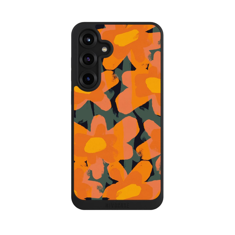 Galaxy S25 + NIVOpure Blumenwiese Orange