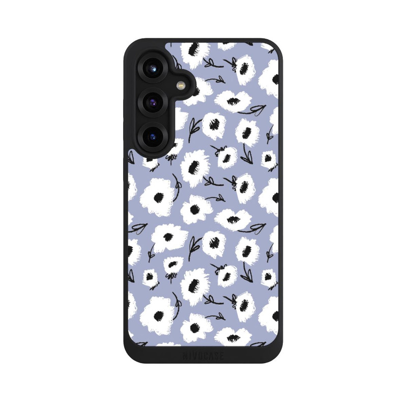 Galaxy S25 + NIVOpure Flower Pattern Lila