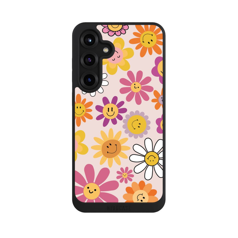 Galaxy S25 + NIVOpure Smiles Pink Flowers