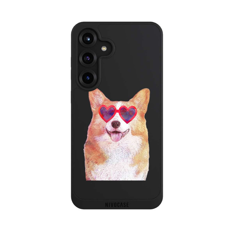 Galaxy S25 + NIVOpure Niedlicher Corgi Transparent