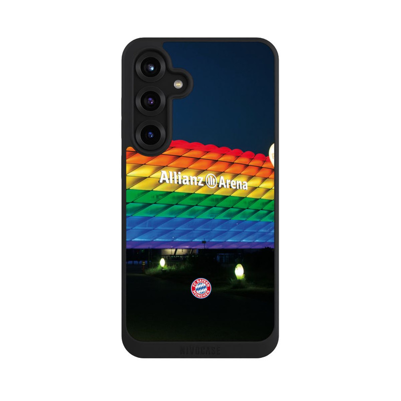 Galaxy S25 + NIVOpure Allianz Arena Regenbogen