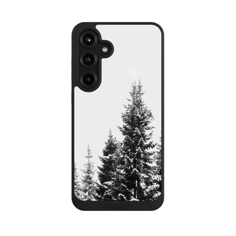 Galaxy S25 + NIVOpure Schneebedeckte Tannen