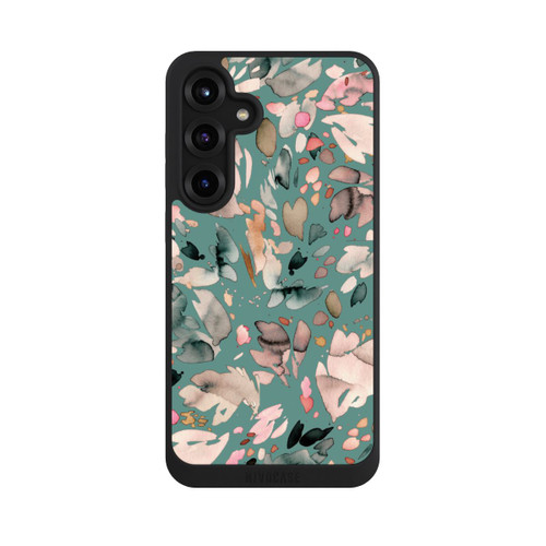 Samsung Galaxy S25+  NIVOpure Abstrakte Blumenblätter grün
