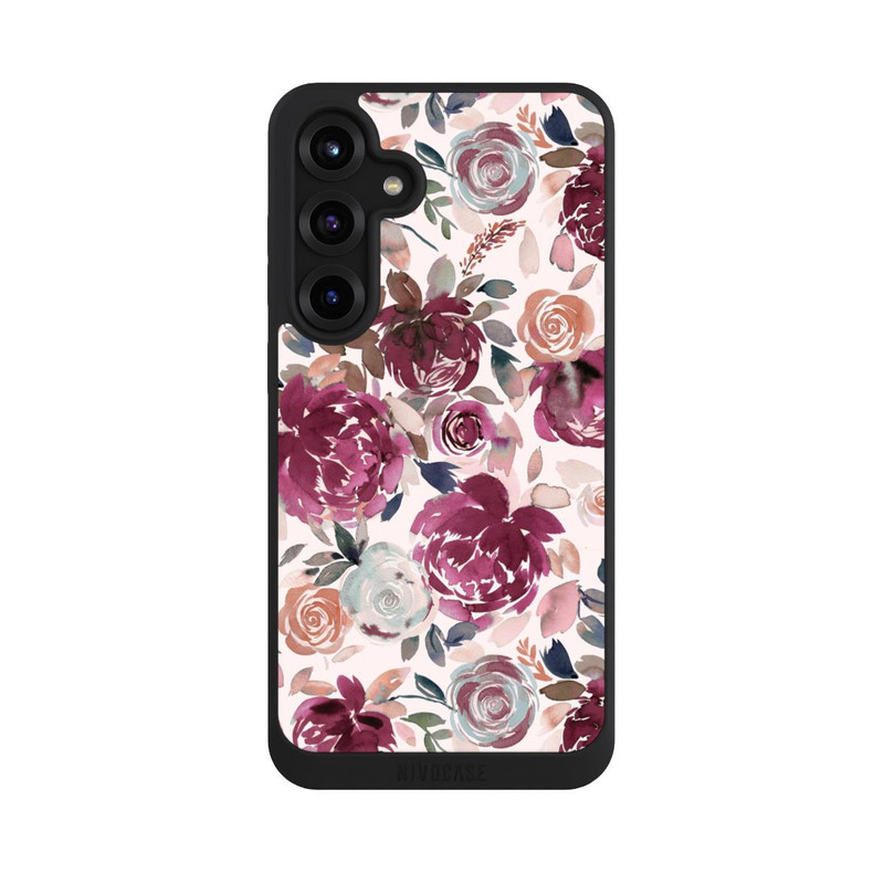 Galaxy S25 + NIVOpure Pivoines et roses d'automne Rose