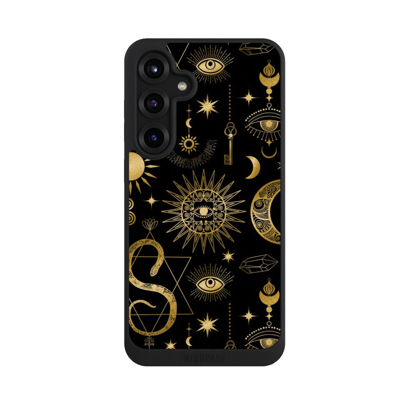 Galaxy S25 + NIVOpure Himmlische Sonne und Mond Steampunk
