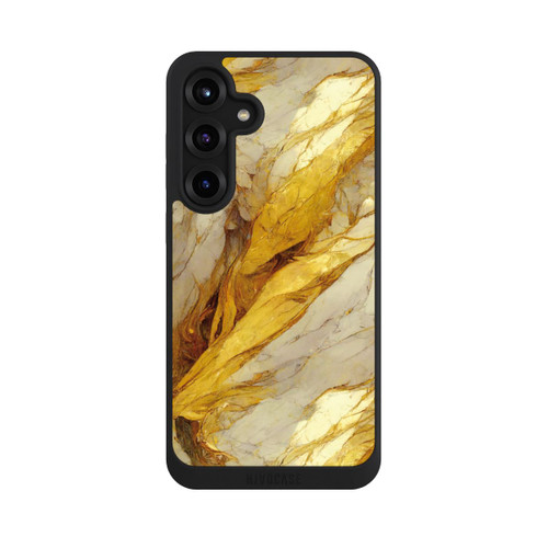 Samsung Galaxy S25+  NIVOpure Weiße Marmor-Golddruckschichten