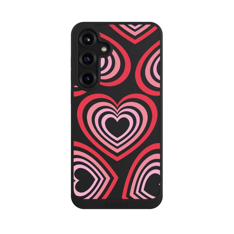 Galaxy S25 + NIVOpure Hearts Transparent