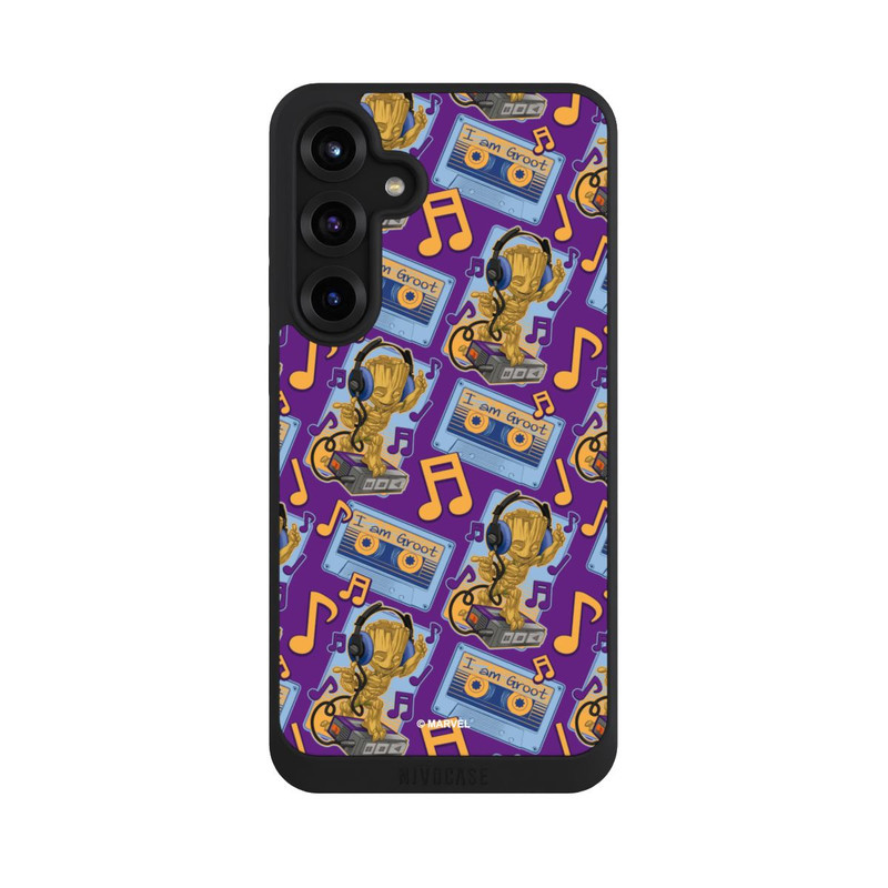 Galaxy S25 + NIVOpure Groot Comic Headphones Guardians of the Galaxy